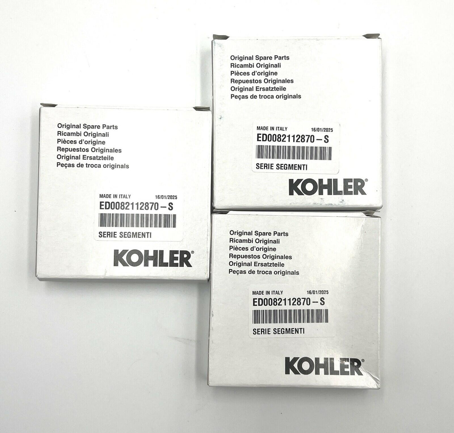 3PK Genuine Kohler Diesel ED0082112870-S Piston Ring Set KDI1903M 15REOZK