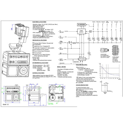 GENUINE OEM KOHLER PART #ED0072455010-S; CONTROL PANEL