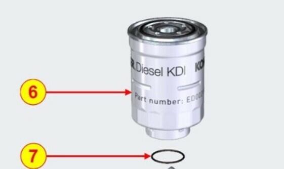 Kohler ED0021753180-S Fuel Filter