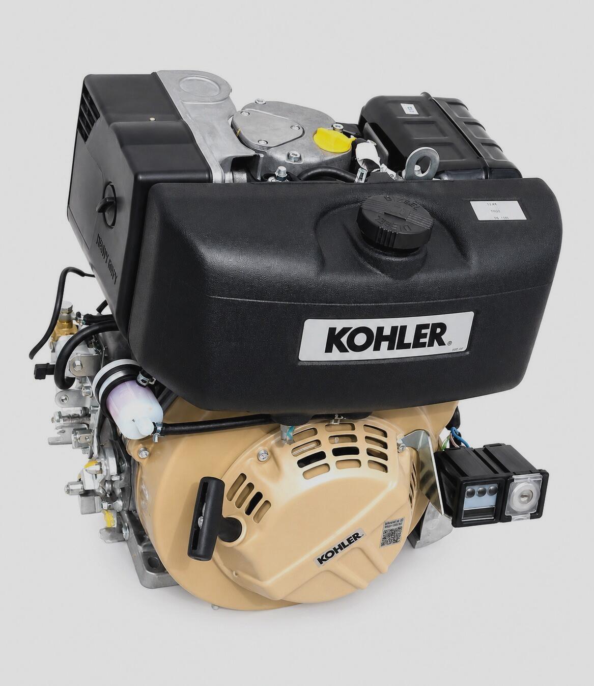 Engine Diesel KOHLER KD15-440 ELECTRIC START, CYLINDRICAL SHAFT EPA KD440-2001B