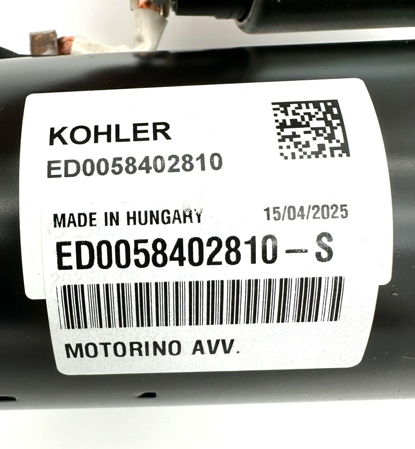 Genuine Kohler ED0058402810-S 12V Electric Starting Motor KDI 1903 KDI2504
