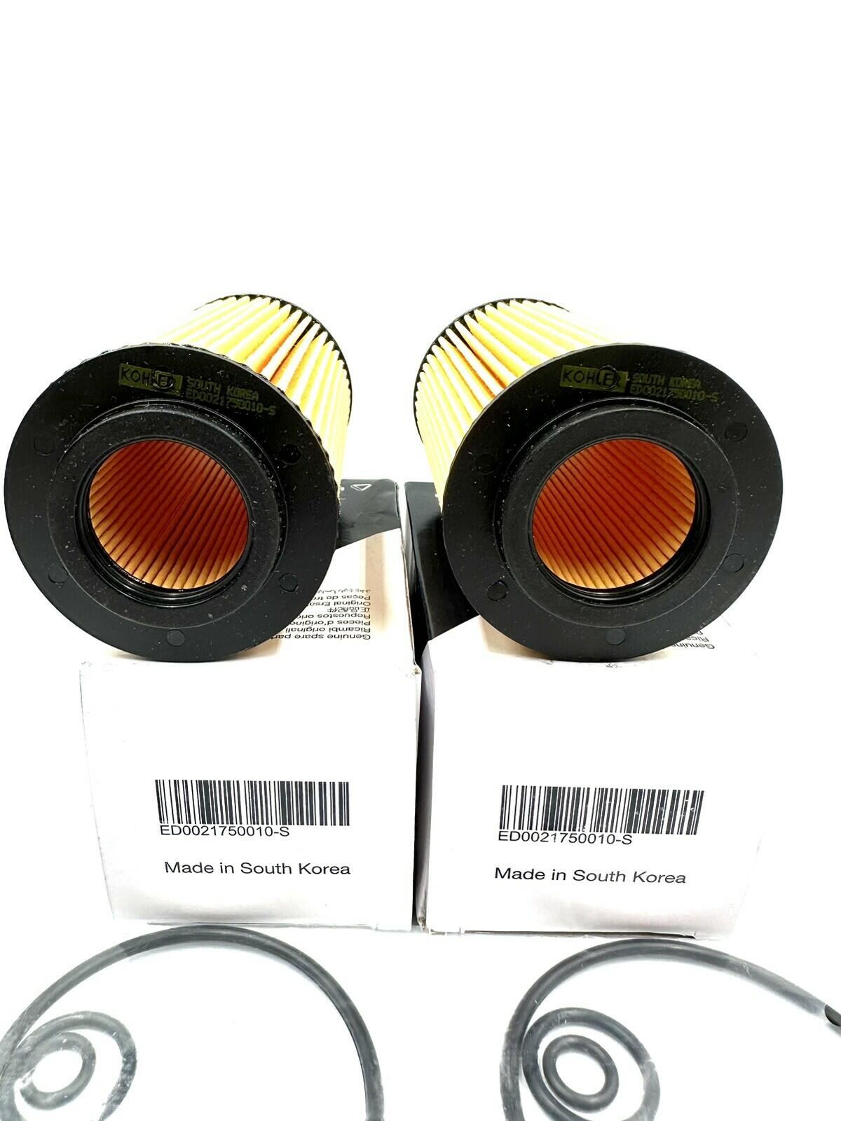 2 Pack Genuine Kohler ED0021750010-S Oil Filter Cartridge Diesel For KDI series