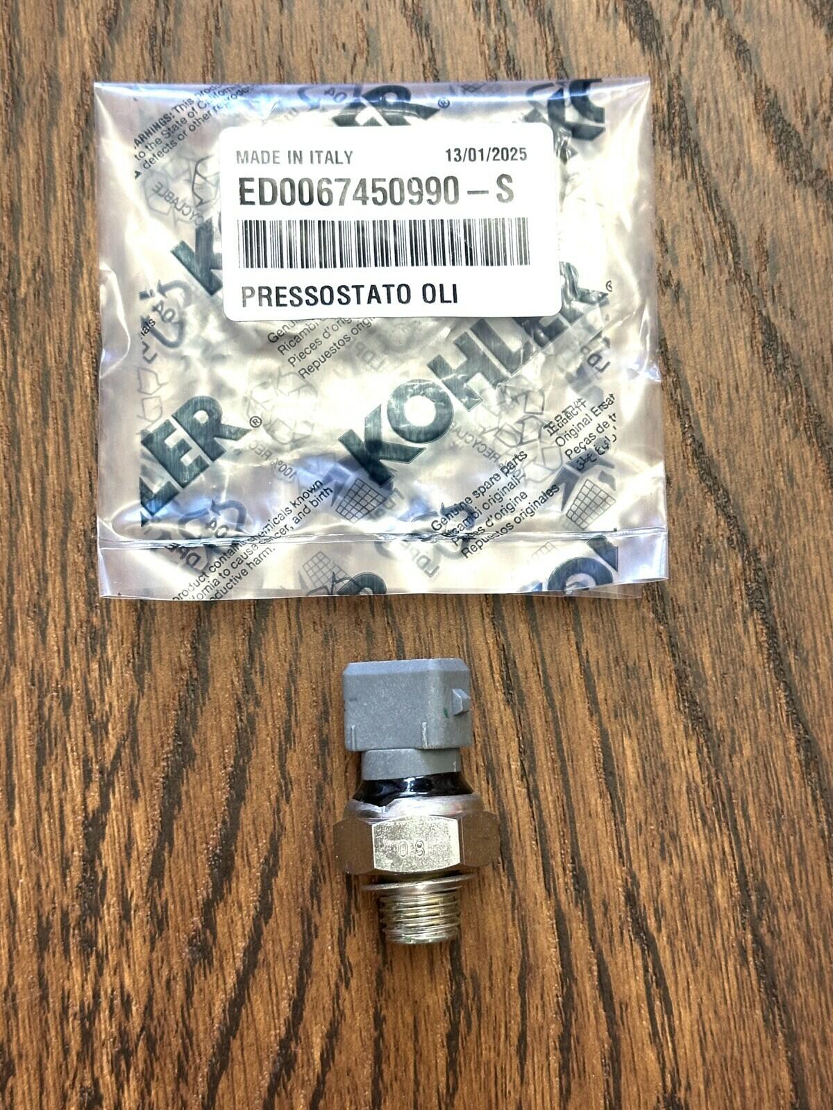 Genuine OEM Kohler Diesel Lombardini ED0067450990-S Oil Pressure Switch