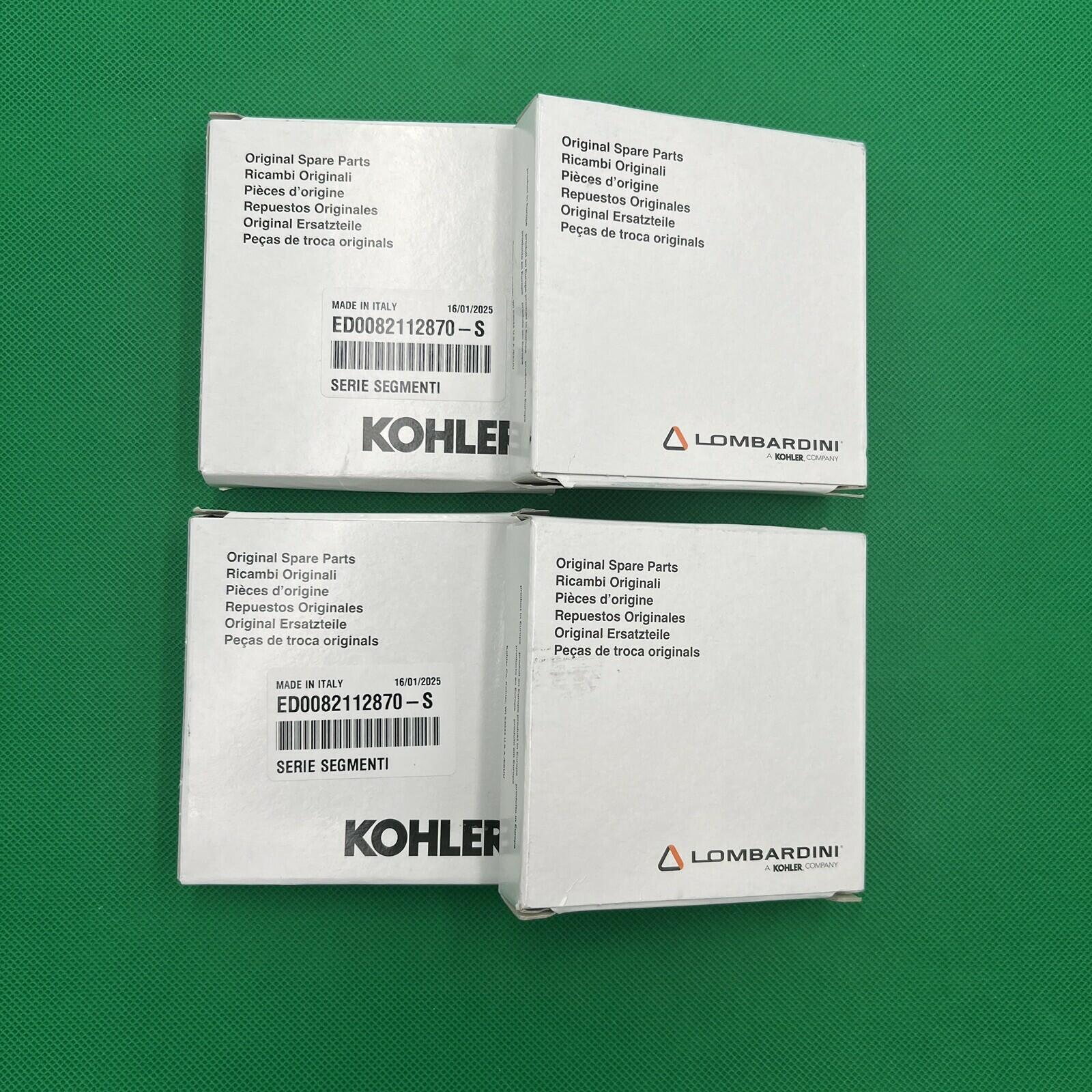 4PK Genuine Kohler Diesel ED0082112870-S Piston Ring Set KDI2504M 20REOZK