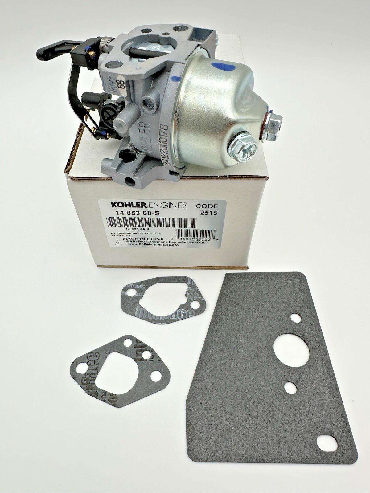 GENUINE OEM KOHLER PART # 14 853 68-S CARBURETOR; COURAGE XT650 XT675 CARBURETOR