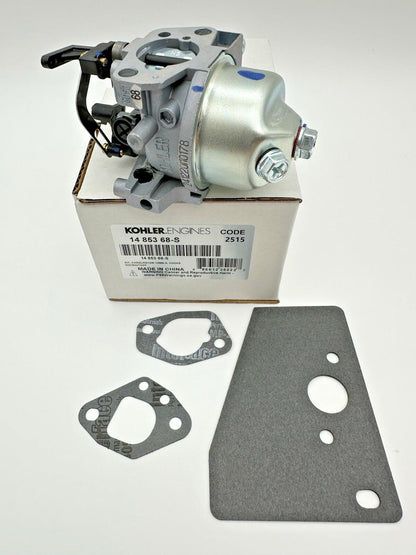 GENUINE OEM KOHLER PART # 14 853 68-S CARBURETOR; COURAGE XT650 XT675 CARBURETOR