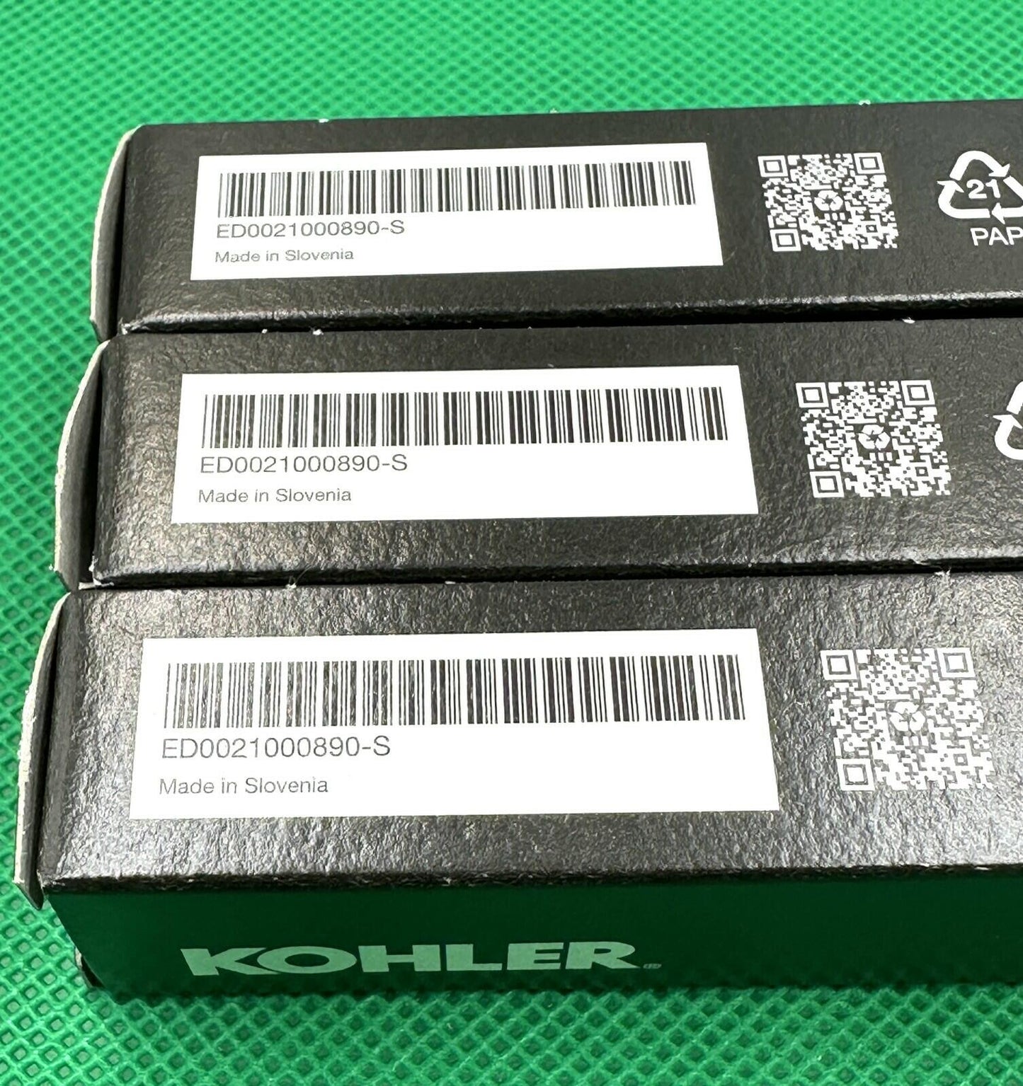 3PK GENUINE OEM KOHLER LOMBARDINI PART # ED0021000890-S; GLOW PLUG