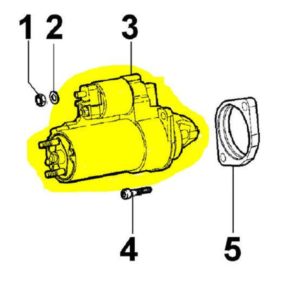 Genuine Kohler ED0058402810-S 12V Electric Starting Motor KDI 1903 KDI2504