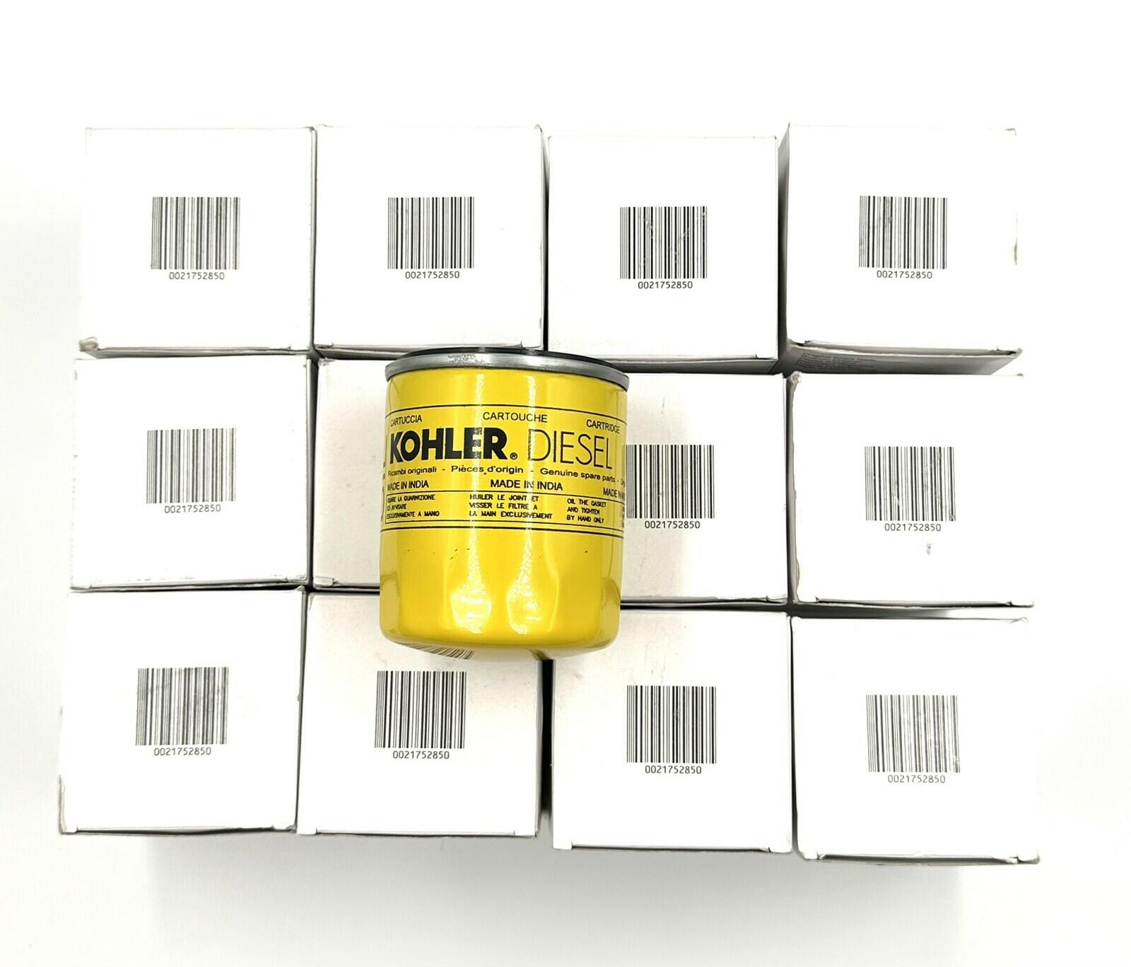 Kohler DIESEL Engine 12 PACK ED0021752850-S OIL FILTER CARTRIDGE GENUINE OEM