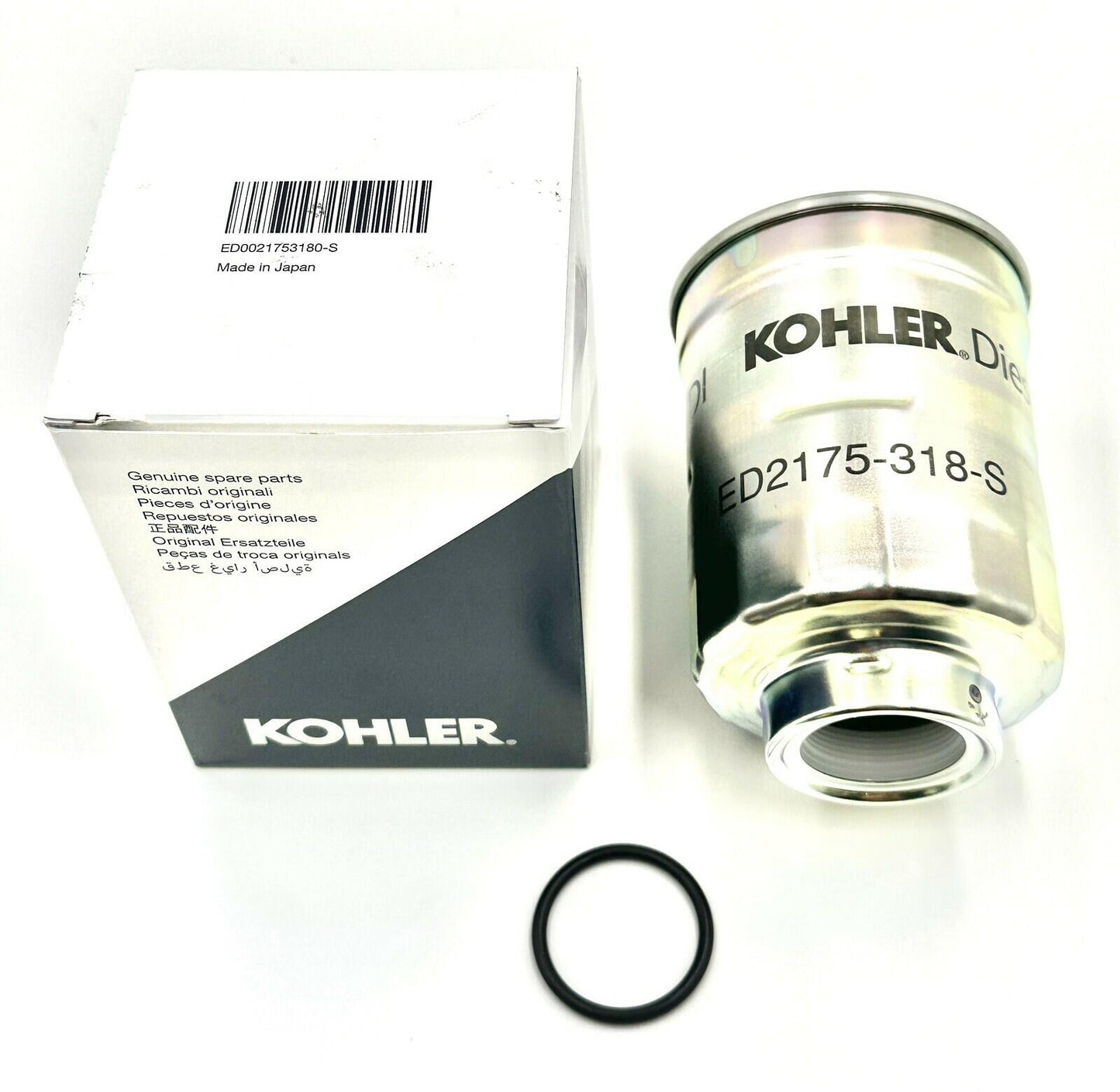 Genuine Kohler Kit Diesel Fuel filter ED0021753180-S & Oil Fiter ED0021750010-S
