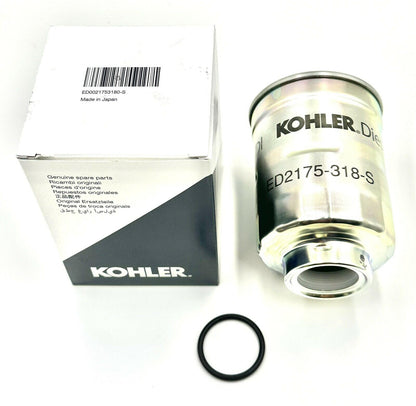 Genuine Kohler Kit Diesel Fuel filter ED0021753180-S & Oil Fiter ED0021750010-S