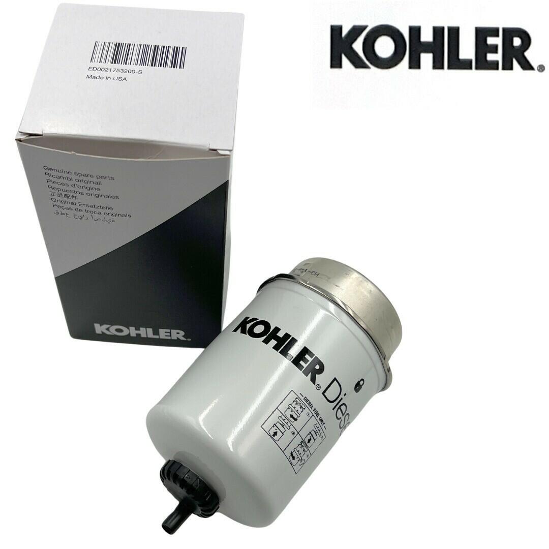KOHLER Fuel filter Element Diesel ED0021753200-S & Oil Filter ED0021752800-S