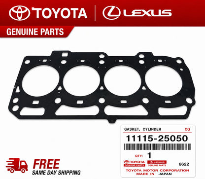 TOYOTA OEM GENUINE 11115-25050 GASKET, CYLINDER HEAD 1111525050 NEW