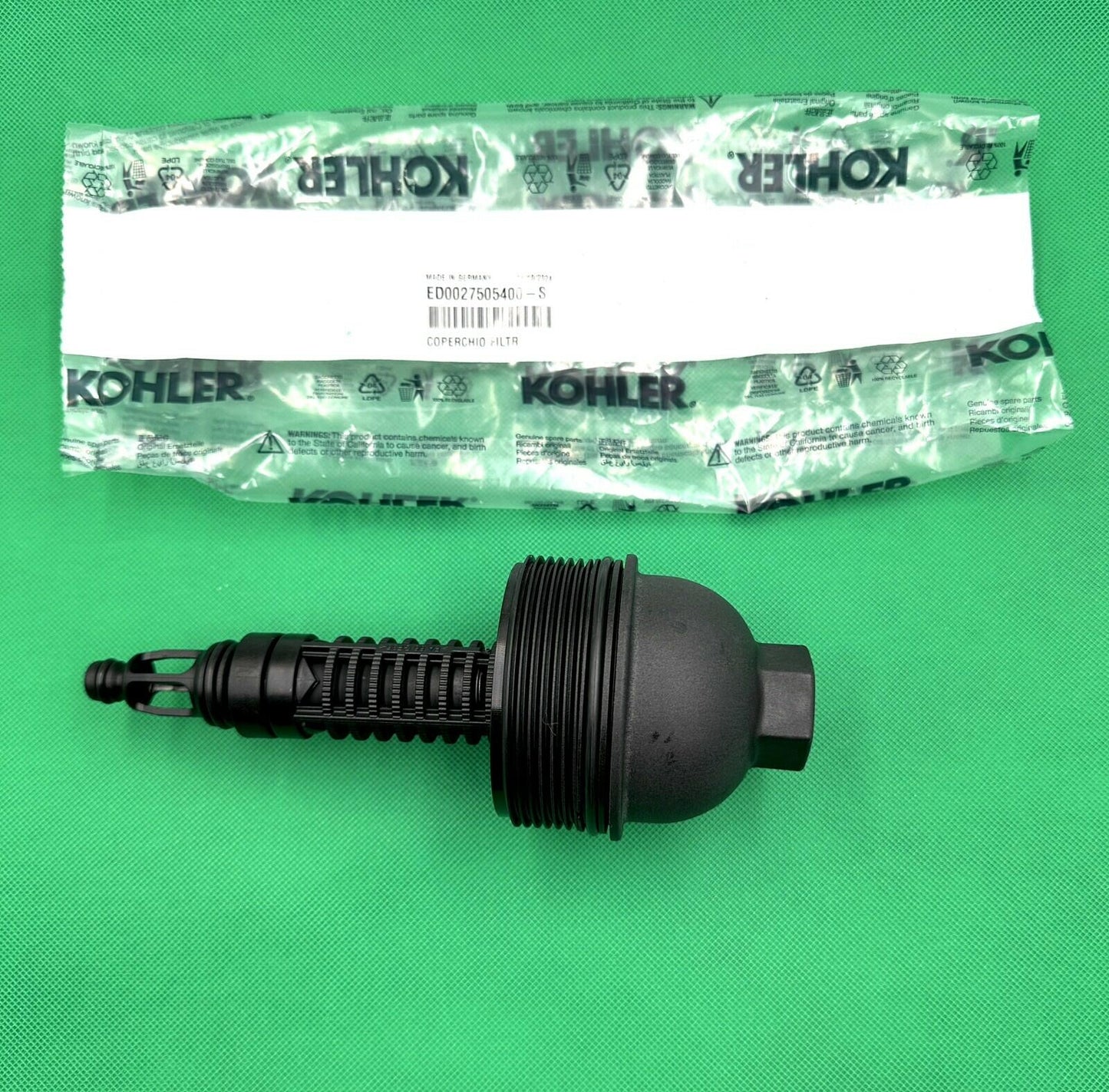 Genuine Kohler Part OIL FILTER COVER ASSY  ED0027505400S ED0027505400-S