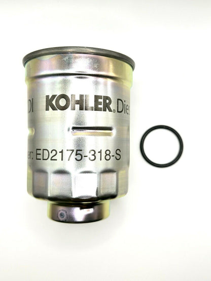 Genuine Kohler Kit Diesel Fuel filter ED0021753180-S & Oil Fiter ED0021750010-S