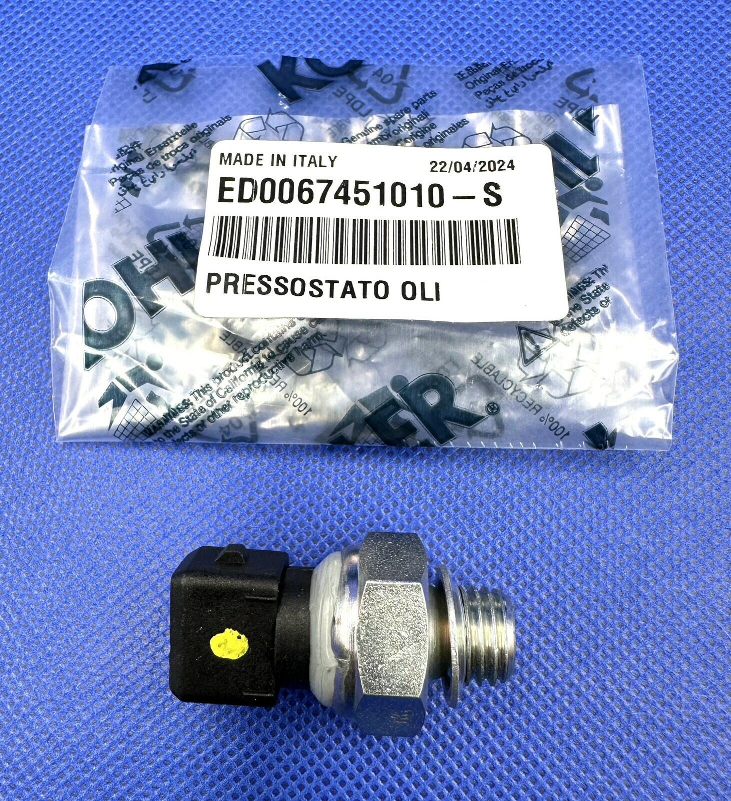 Genuine OEM Kohler OIL PRES SWI NORM CLOS Part ED0067451010-S 0,5BAR ITALY