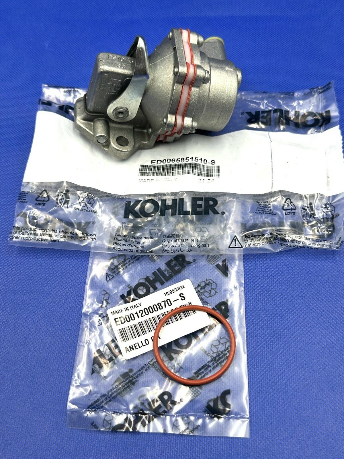 Genuine Kohler Diesel Lombardini ED0065851510-S 6585.151 Fuel Feed Lift Pump