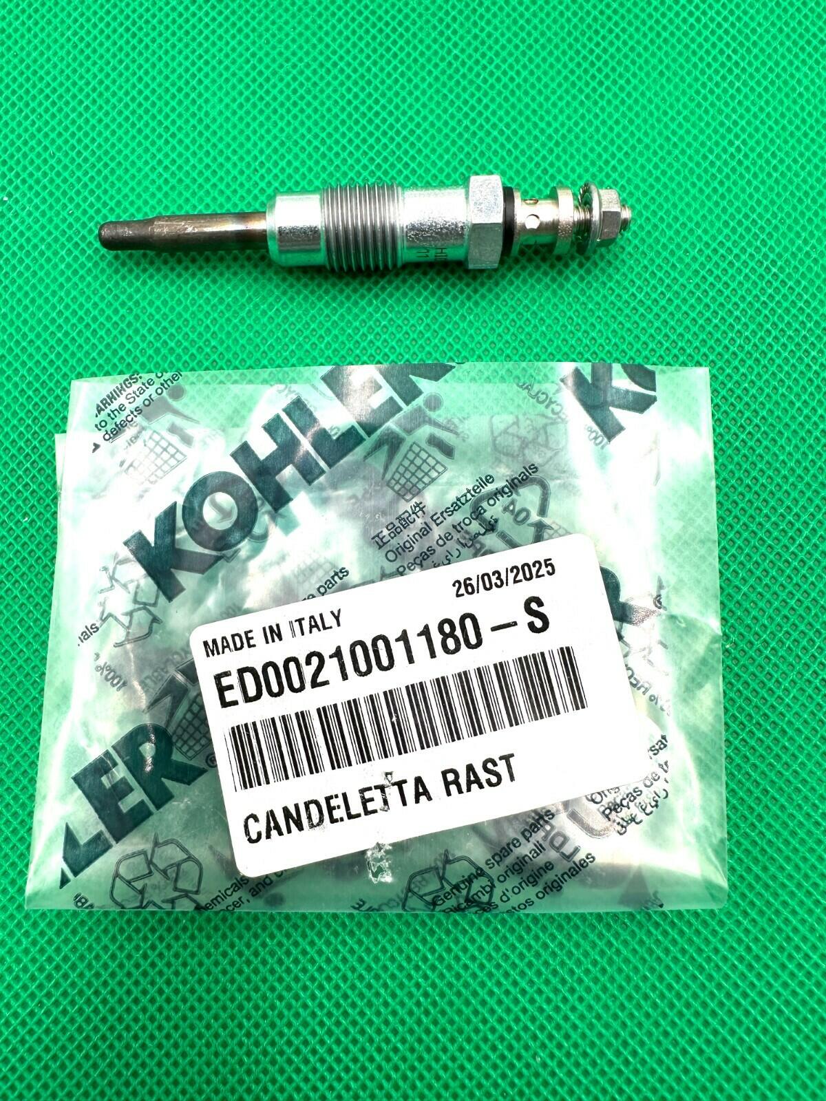Genuine Kohler Lombardini Diesel ED0021001180-S Preheating Glow Plug 12V