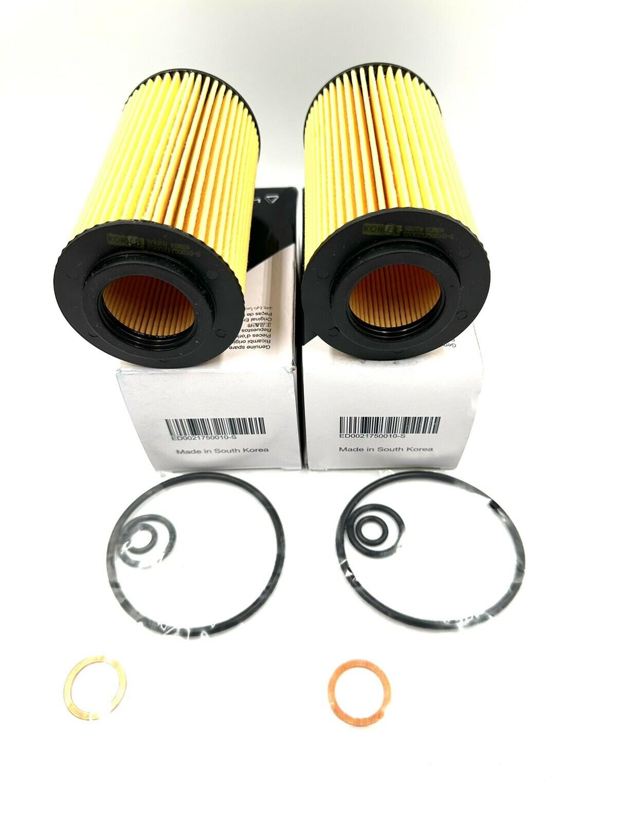 2 Pack Genuine Kohler ED0021750010-S Oil Filter Cartridge Diesel For KDI series