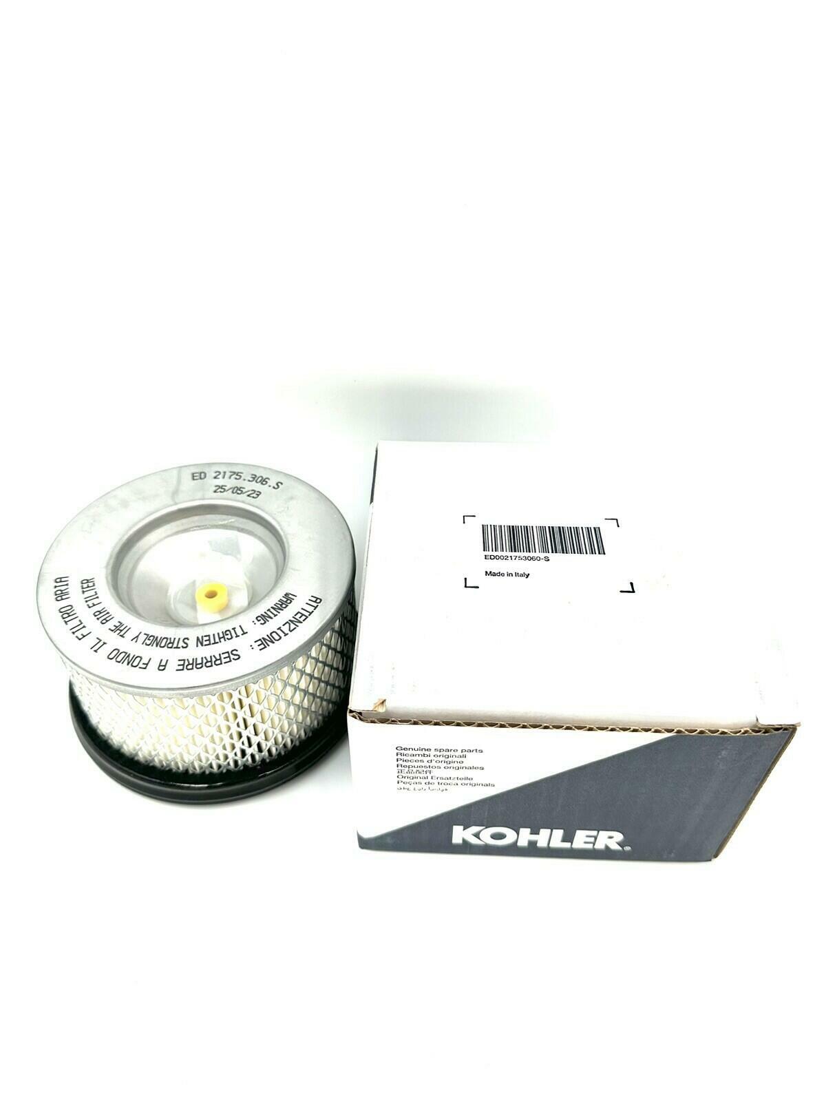 Genuine Kohler Diesel Lombardini Air Filter CARTRIDGE # ED0021753060-S