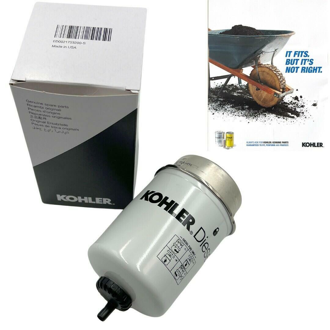 Genuine KOHLER Fuel filter Element Diesel ED0021753200-S
