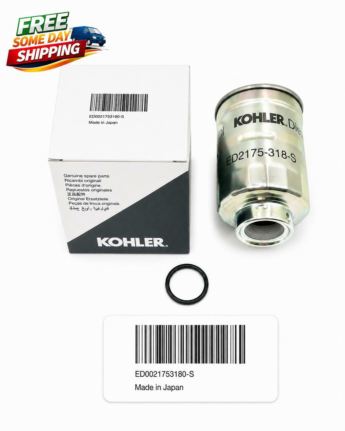 Kohler ED0021753180-S Fuel Filter