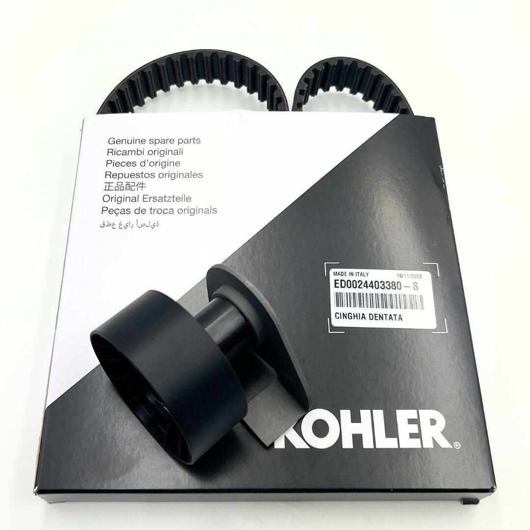 Genuine Kohler Timing Belt ED0024403380-S and Belt Tensioner ED0041100090-S