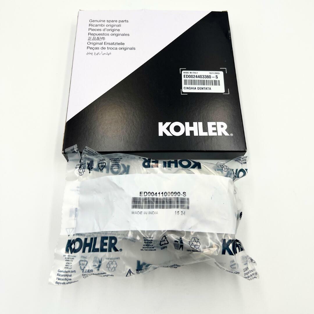 Genuine Kohler Timing Belt ED0024403380-S and Belt Tensioner ED0041100090-S