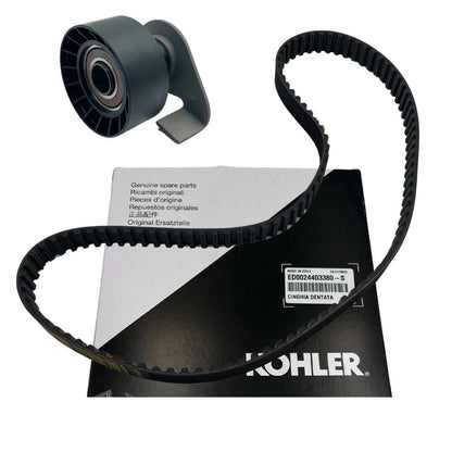 Genuine Kohler Timing Belt ED0024403380-S and Belt Tensioner ED0041100090-S